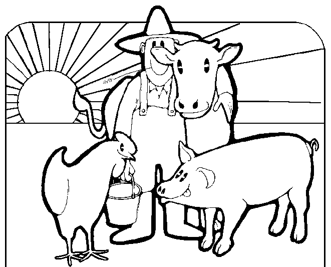 coloring pages animals preschool - photo #11