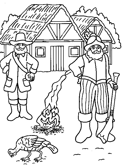 early settlers coloring pages - photo #11